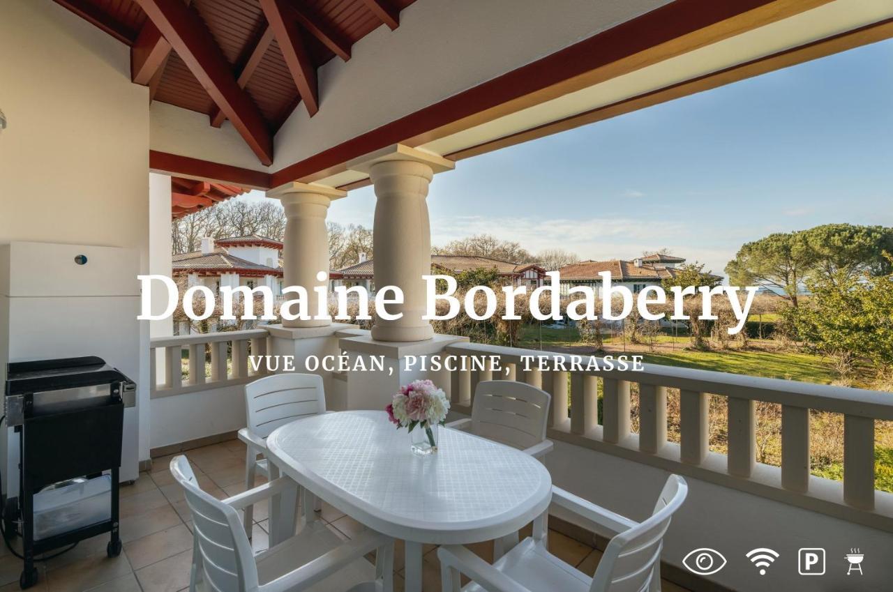 Atlantic Selection - Domaine De Bordaberry - Avec Piscine Et Vue Ocean Appartement Urrugne Buitenkant foto